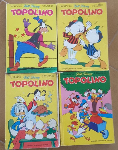 Topolino lotto giornalini - topolino,